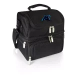 ONIVA Pranzo Black Carolina Panthers Insulated Lunch Bag with Utensil Set thumbnail 1