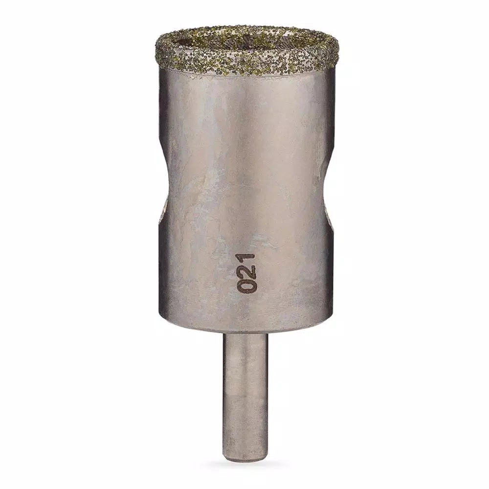 DEVOUR 1.0 in. x 1/4 in. Shank Diamond Core Bit for Masonry, Ceramic, Porcelain, and Stone