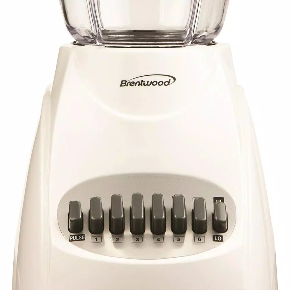 Brentwood Appliances Brentwood 12-Speed White Electric Blender with 1.5L Plastic Jar