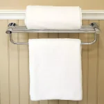 Speakman Caspian Towel Rack with Shelf and Bar, Polished Chrome thumbnail 2