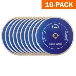 GRIP TIGHT TOOLS 7 in. Premium Continuous Rim Diamond Tile Cutting Blade for Porcelain, Ceramic and Marble (10-Pack) thumbnail 1