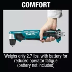 Makita 12V MAX CXT 3/8 in. Right Angle Cordless Drill/Driver (Tool Only) thumbnail 9