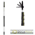 DocaPole 24 ft. Telescopic Window Cleaning Kit with Squeegee and Microfiber Scrubber thumbnail 6