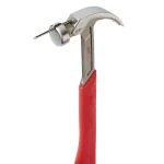 Milwaukee 20 oz. Curved Claw Smooth Face Hammer with ShockShield Grip thumbnail 8