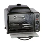 Elite Platinum 8-in-1 Multifunction Convection Toaster Oven Broiler with Rotisserie, 1500W, Black thumbnail 1