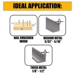 DEWALT 12 in. 6 TPI Bi-Metal Taper Back Reciprocating Saw Blade, 5-Pack thumbnail 2