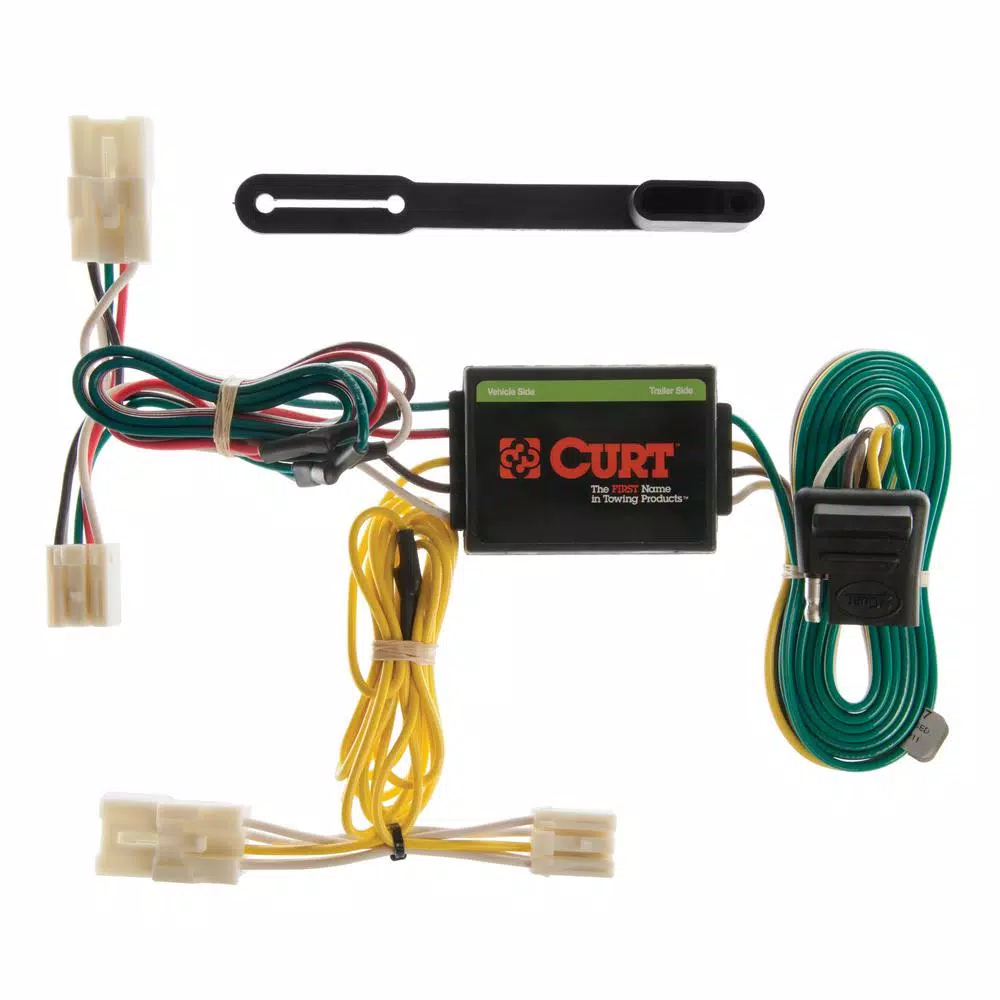 CURT Custom Vehicle-Trailer Wiring Harness for Toyota RAV4, 4-Way Flat Output T-Connector