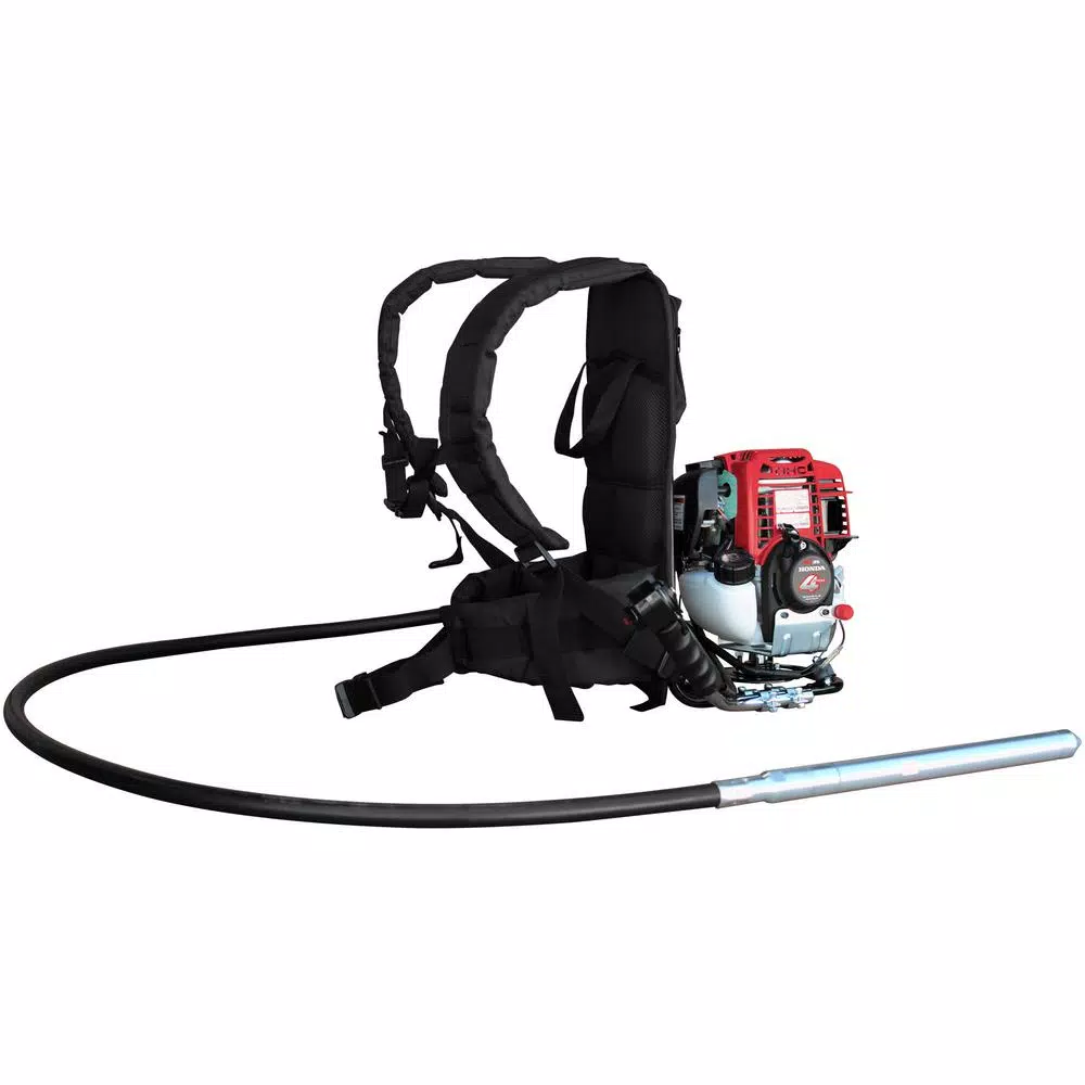 Tomahawk Power Tomahawk 1.6 HP Honda Gas Powered Concrete Vibrator with 10 ft. Flex Shaft Backpack