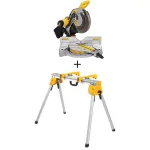 DEWALT 12 in. Double Bevel Compound Miter Saw with Heavy-Duty Work Stand, 15 Amp Corded thumbnail 1
