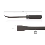 TEKTON 12 in. Angled Tip Pry Bar with Steel Striking Cap thumbnail 4