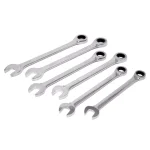 WEN 13-Piece Professional SAE Ratcheting Combination Wrench Set with Storage Rack thumbnail 5
