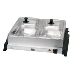 Elite Electric Double Buffet Server and Flat Warming Tray, Stainless Steel thumbnail 3
