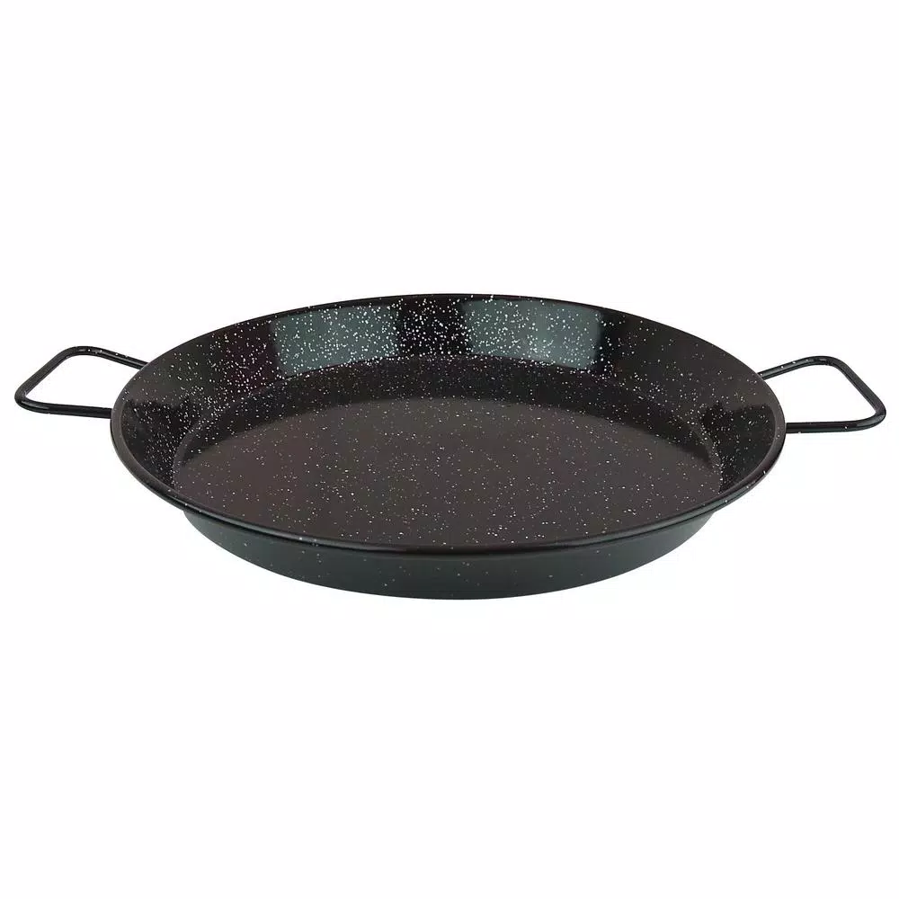 Magefesa 13.5 in. Enamelled Steel Paella and Pizza Pan