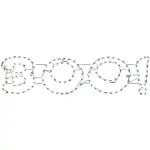 Haunted Hill Farm 63 in. x 16 in. LED Boo Sign Halloween Light, Indoor/Outdoor Weather Resistant Decor thumbnail 6