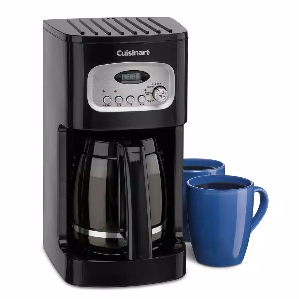 Cuisinart DCC-1100BK 12-Cup Programmable Black Drip Coffee Maker with Stainless Steel Accents
