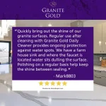 Granite Gold Polish Wipes for Natural Stone and Quartz Surfaces thumbnail 8