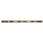 Bon Tool 72 in. Aluminum I-Beam Level with Mahogany Inlay and Hand Holes thumbnail 1