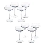 Home Decorators Collection Genoa Lead-Free Crystal Coupe Cocktail Glasses, 11.25 oz (Set of 8) thumbnail 4