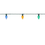 Home Accents Holiday 50 Light Super Bright C9 LED Multi-Color Smooth Constant On Light String (Set of 2) thumbnail 3