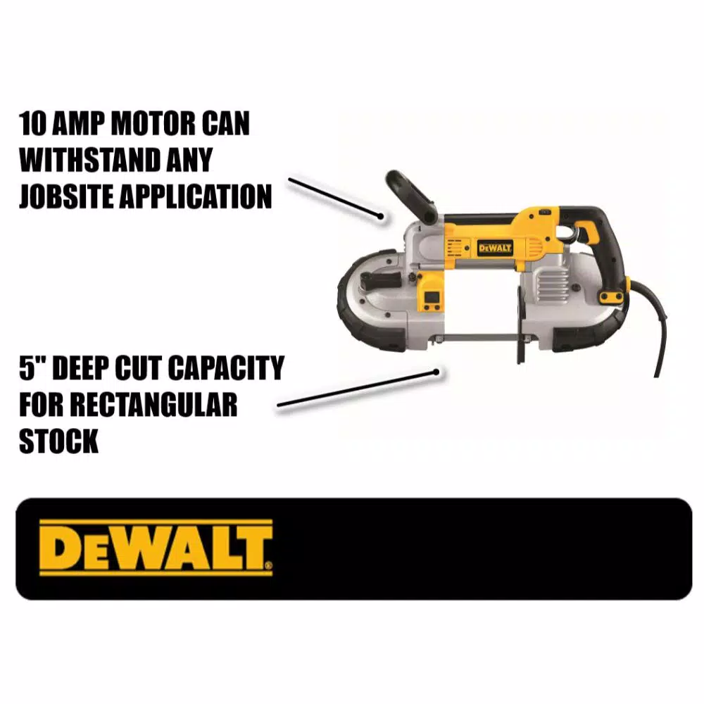 DEWALT DWM120 10 Amp Deep Cut Portable Band Saw