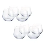 Home Decorators Collection Genoa 18.5 oz. Lead-Free Crystal Stemless Wine Glasses, Set of 8 thumbnail 5