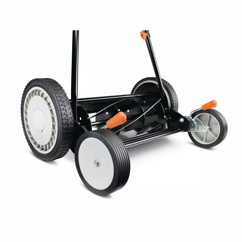 Remington 16 in. Manual Walk Behind Reel Lawn Mower with 9-Position Height Adjustment