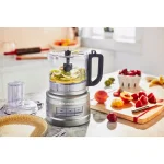 KitchenAid 7-Cup 3-Speed Contour Silver Food Processor with Locking Lid and Stainless Steel Blades thumbnail 6