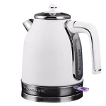 Ovente KS777 1.7L Electric Kettle, 1500W Stainless Steel Water Boiler with Auto Shut-Off and Removable Filter, White thumbnail 1