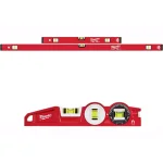 Milwaukee REDSTICK Compact Box Level Set with 10 in. 360-Degree Locking Torpedo Level thumbnail 1