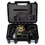 DeWalt 12V MAX Green 360 Degree 3-Beam Self-Leveling Laser Level Kit with 2.0Ah Battery, Charger & Case thumbnail 4