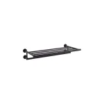 KOHLER Purist 24 in. Hotelier Towel Shelf with Towel Bar, Matte Black thumbnail 1