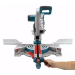 Bosch 12 in. 15 Amp Dual-Bevel Sliding Glide Miter Saw with 60 Tooth Blade thumbnail 6