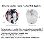 Perfect Water Technologies Home Master Ultra Undersink Reverse Osmosis Water Filtration System with UV Sterilization thumbnail 8