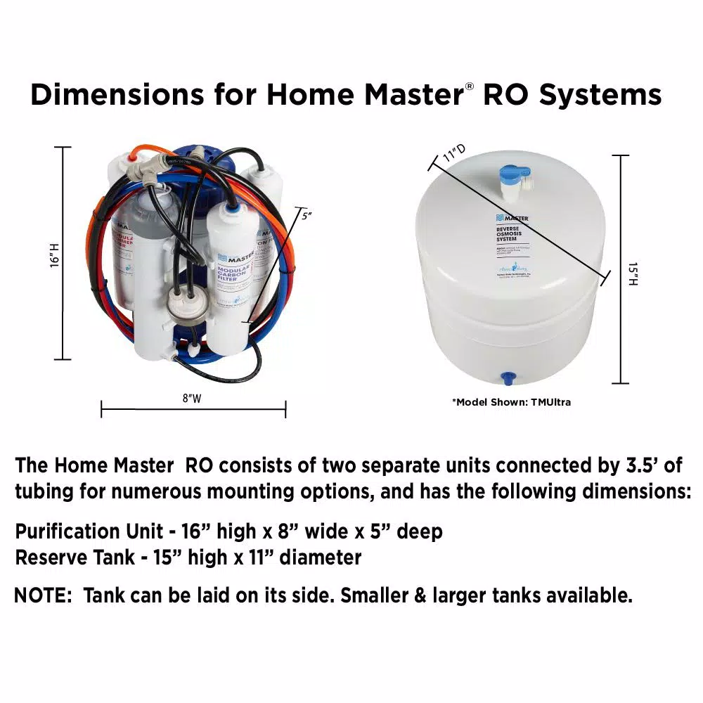 Perfect Water Technologies Home Master Ultra Undersink Reverse Osmosis Water Filtration System with UV Sterilization