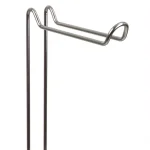 Home Basics Luxor Free-standing Toilet Paper Holder with Storage Basket, Satin Nickel thumbnail 3