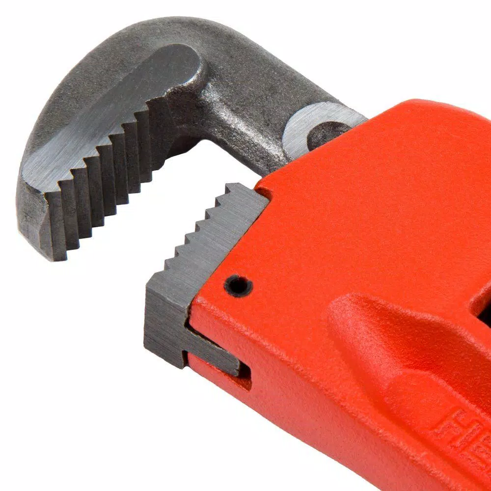 Stalwart 3-Piece Heavy Duty Cast Iron Pipe Wrench Set with Storage Pouch