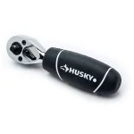 Husky 46-Piece Stubby Ratchet and Socket Set with 1/4 in. and 3/8 in. Dual Drive Ratchet thumbnail 5