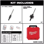 Milwaukee SHOCKWAVE 73-Piece Impact Duty Driver Bit, Titanium Drill Bit, and Hole Dozer Set thumbnail 4