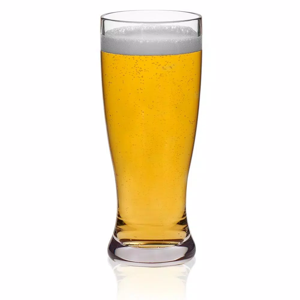 Libbey Indoors Out 4-Piece Break-Resistant Tritan Pilsner Glass Set, 14 oz