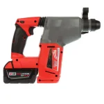Milwaukee M18 FUEL 1 in. SDS-Plus Cordless Rotary Hammer Kit with Two 5.0 Ah Batteries and Charger thumbnail 3