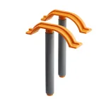 BORA Centipede Quick Clamps Set (2-Piece) for Centipede Work Stands thumbnail 1