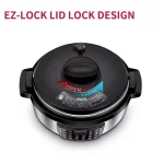 Geek Chef 8 Qt. Stainless Steel Electric Oval Pressure Cooker with 12 Preset Functions thumbnail 4