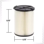 RIDGID Replacement Filter Set: VF4000 Pleated Paper & VF7000 Foam Filter for 5 Gal. or Larger Wet/Dry Vacuums thumbnail 12