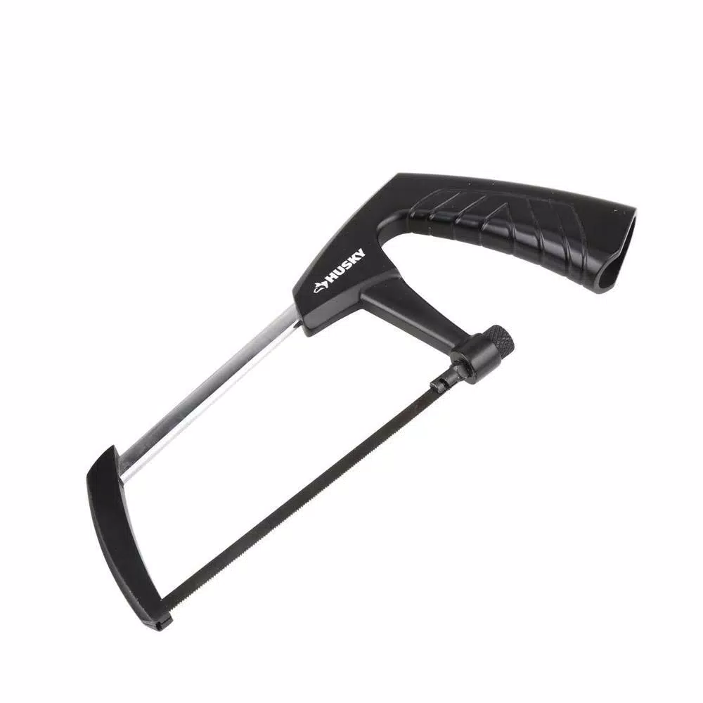 Husky 6 in. Mini Hacksaw with 24 TPI Carbon Steel Blade