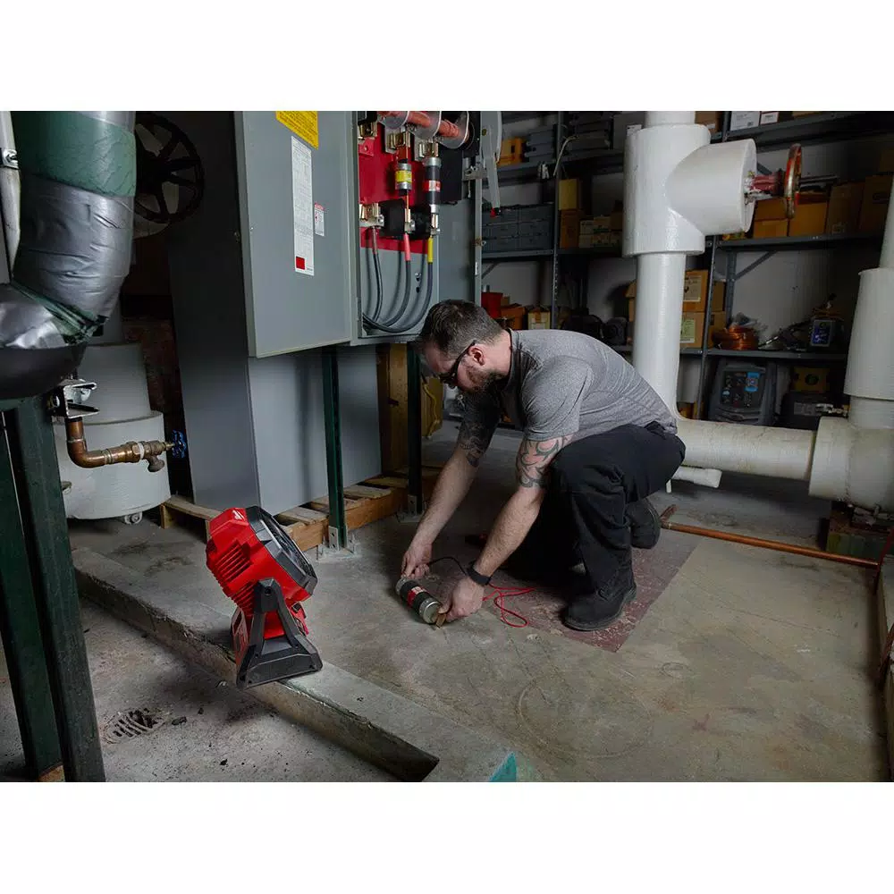 Milwaukee M18 FUEL 4-Tool Combo Kit: Blower, Speaker, Fan, and Rocket Dual Power Tower Light