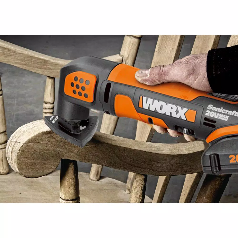 Worx 20V Cordless Oscillating Multi-Tool with Universal Fit System