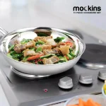 Mockins 15-Piece Tri-Ply Stainless Steel Cookware Set with Lids thumbnail 6