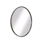 Martin Svensson Home 30 in. Round Oil Rubbed Bronze Metal Frame Accent Mirror thumbnail 3