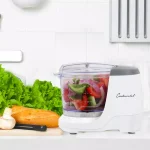 Continental Electric Black & Decker 1.5-Cup Electric Mini Food Chopper with Stainless Steel Blades, White thumbnail 3