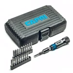 Capri Tools Ultra Precision Certified Torque Screwdriver Set, 1.5-6 in. lbs, 16-Piece Kit thumbnail 1
